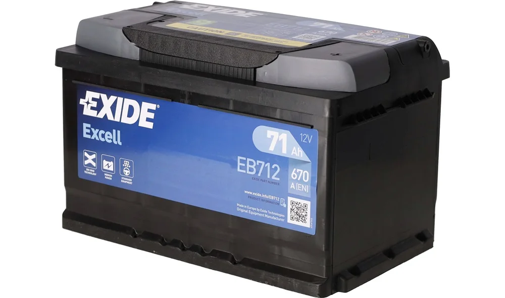 Batteri - EB712 - EXCELL ** - (Exide) v:753884