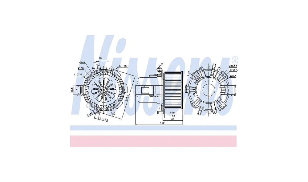 Kupévifte - 87180 - (Nissens) v:8827004