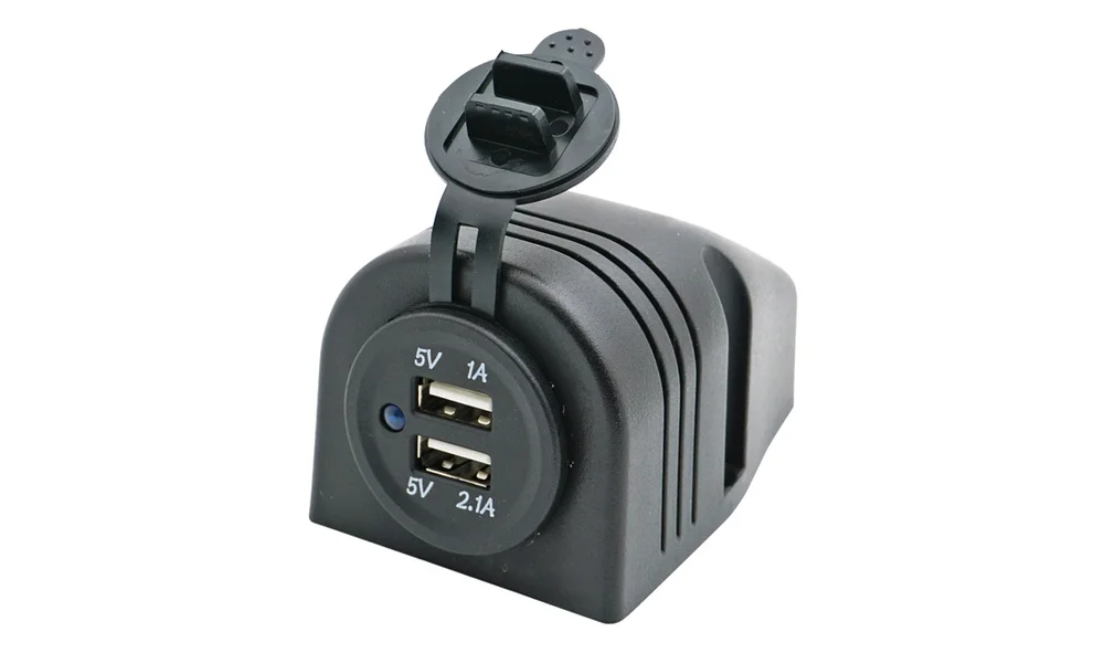 1852 påbygnings dobbelt usb uttak 5V v:1715313