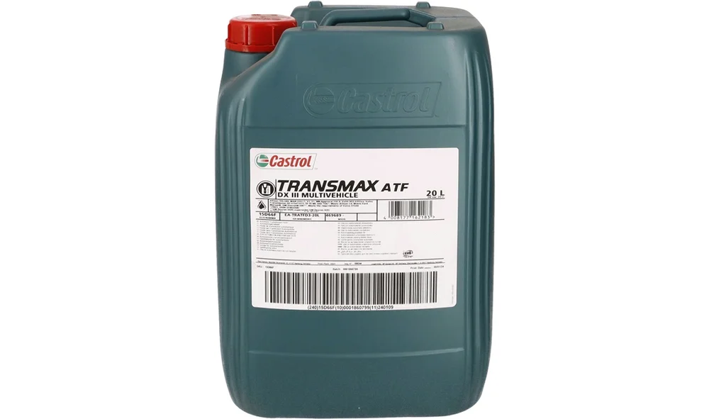 Castrol Transmax ATF DX III MV 20 L v:2221163 Castrol Transmax ATF DX III MV 20 L v:2221163