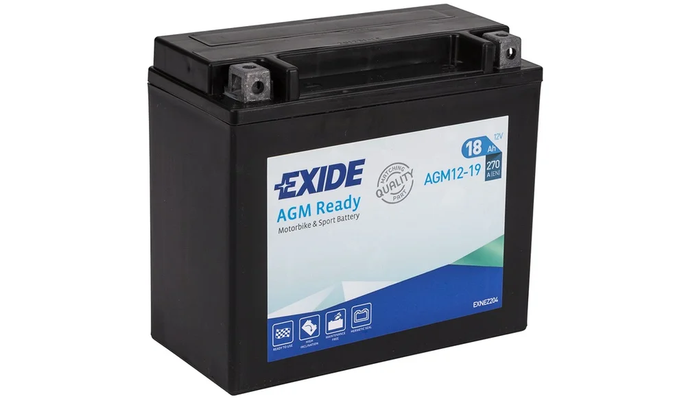 Batteri Exide 12V-18Ah AGM12-19 Ready v:7855903