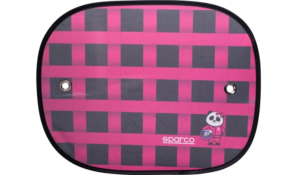 Solbeskytter 2 stk sort\/pink Sparco Kids v:4908977