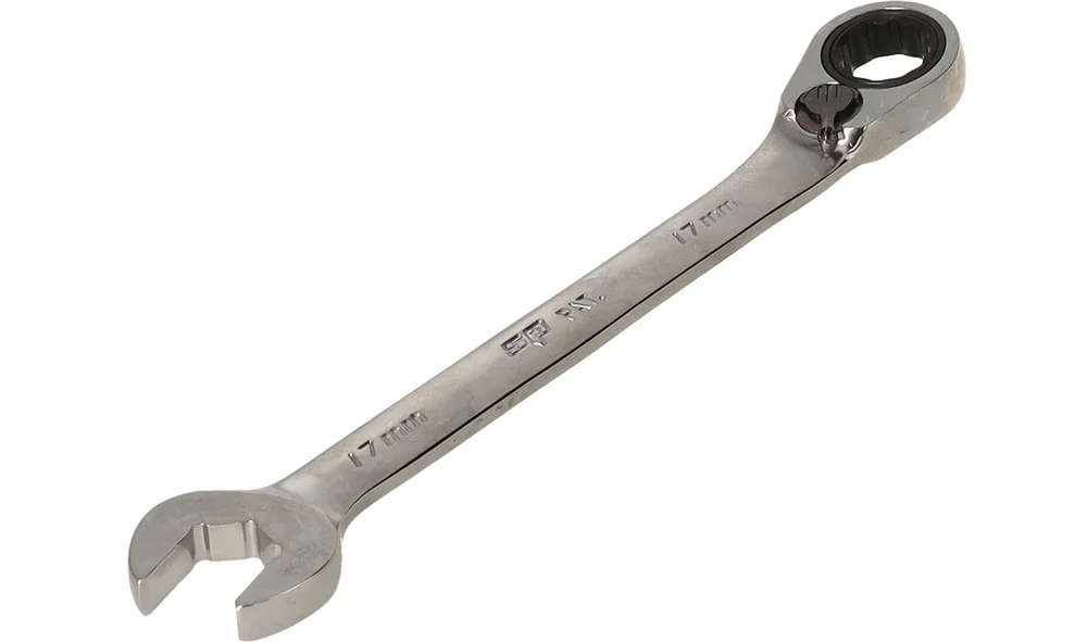 Ringgaffelnøkkel 17mm m\/skralle vendbar v:4247451