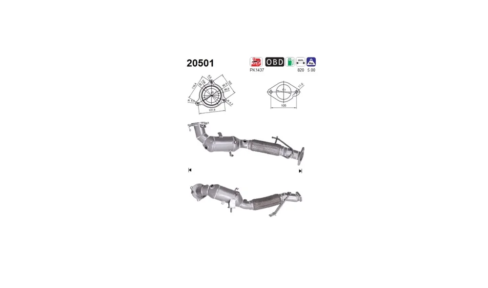 Katalysator – 20501 – (AS) v:9555073 Katalysator – 20501 – (AS) v:9555073