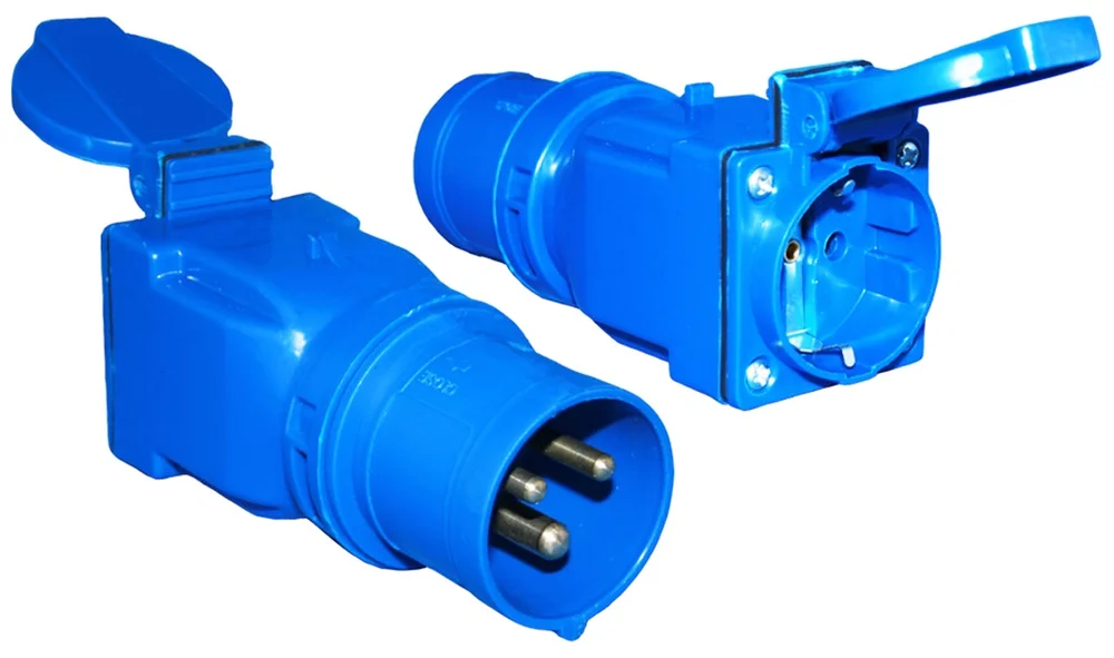 Adapterstikk Schuko hunn – CEE hann v:3861316