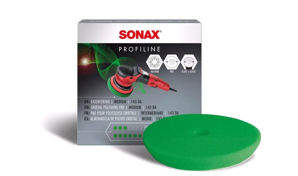 SONAX Poleringspute Grønn Ø130 Medium v:8293169