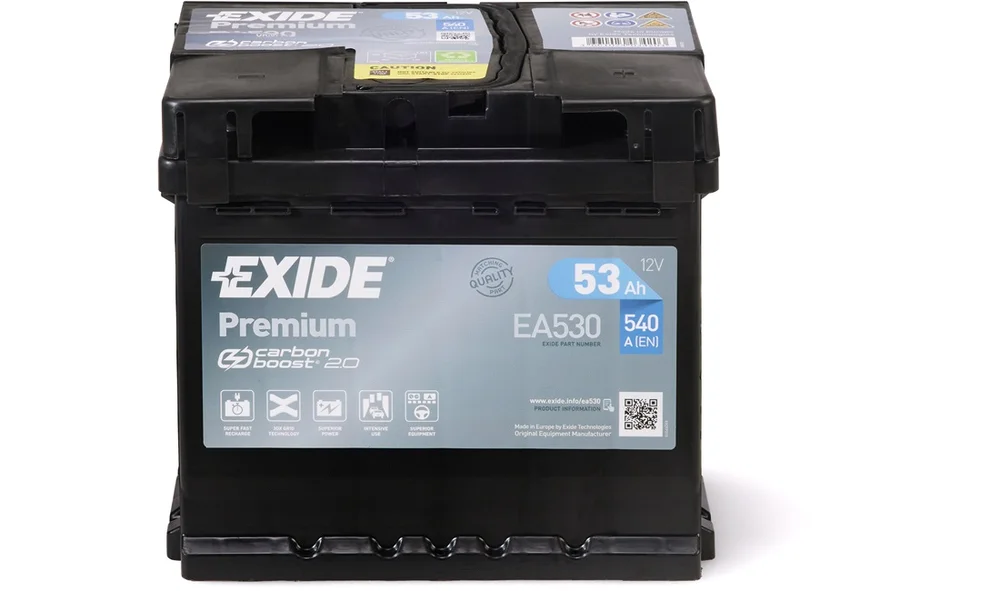 Batteri - EA530 - PREMIUM * - (Exide) v:1666226