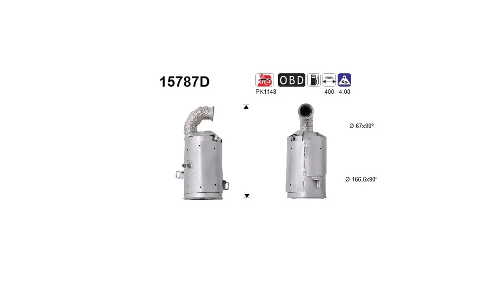 Katalysator – 15787D – (AS) v:6500096 Katalysator – 15787D – (AS) v:6500096