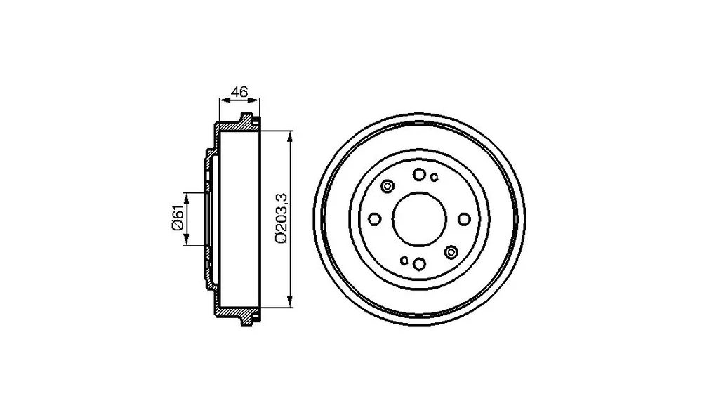 Bremsetrommel - 0 986 477 059 - (BOSCH) v:6909159
