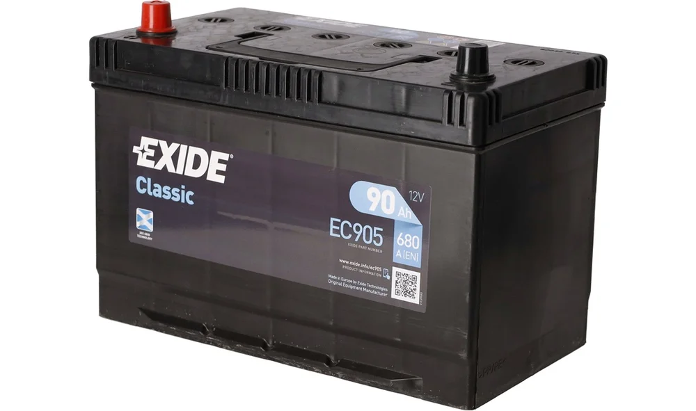 Batteri - EC905 - CLASSIC * - (Exide) v:7392614