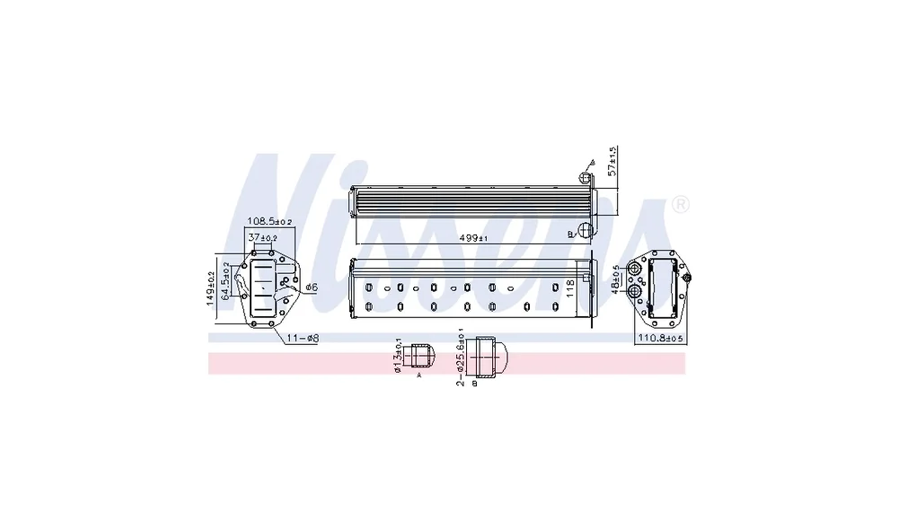 Intercooler – 961227 – (Nissens) v:2575233 Intercooler – 961227 – (Nissens) v:2575233