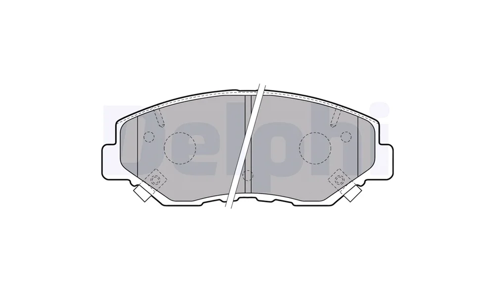 Bremsekloss Sett – LP1806 – (Delphi) v:4715835 Bremsekloss Sett – LP1806 – (Delphi) v:4715835
