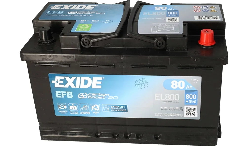 Batteri - EL800 - EFB - (Exide) v:1942983