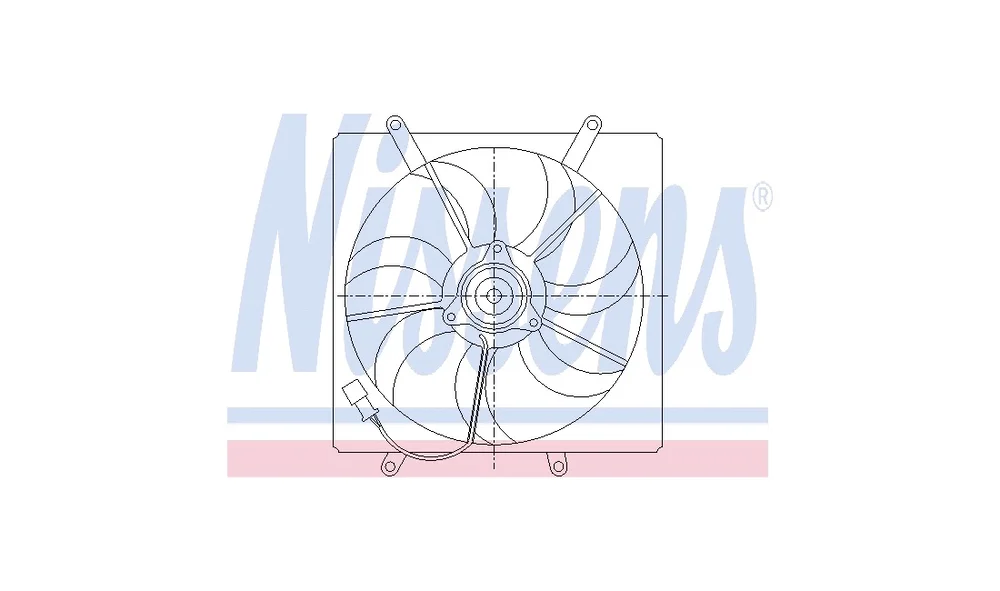 Kjølevifte, Motor – 85014 – (Nissens) v:3620863 Kjølevifte, Motor – 85014 – (Nissens) v:3620863