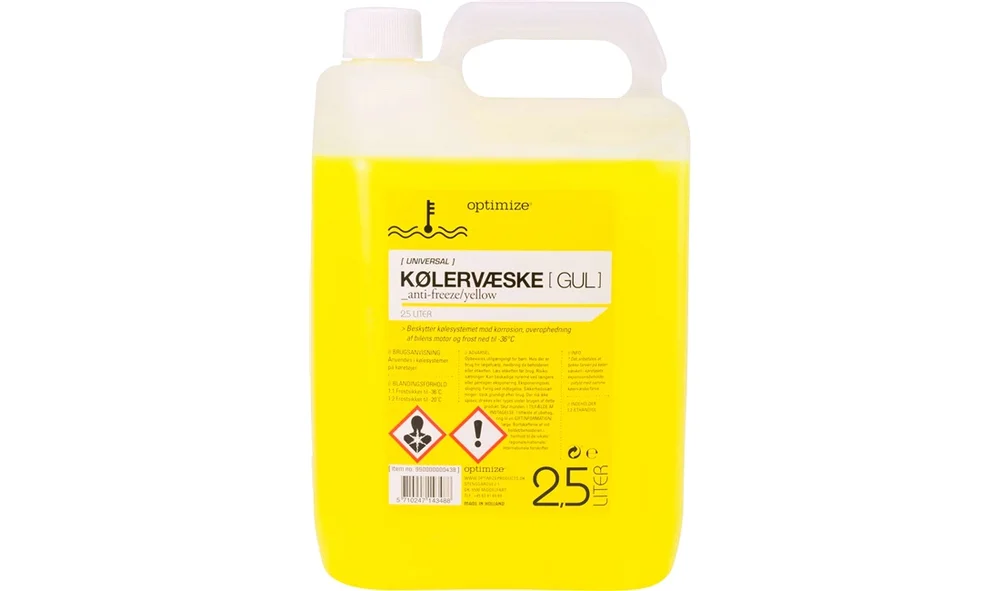 Kjølevæske, Gul, 2,5 liter v:1107753