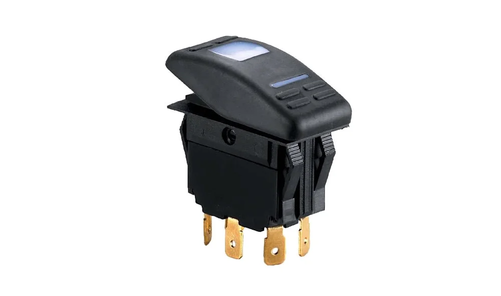 Kontakt 4 poler med LED on – off 12V max v:9344269