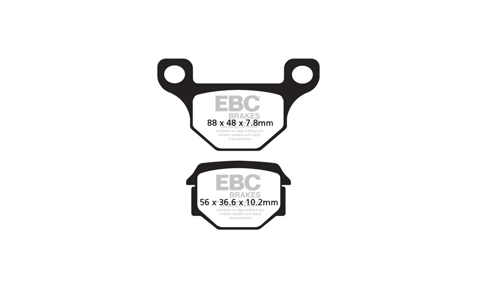 Bremseklosser bak EBC, Senda 125 10-14 v:7392113