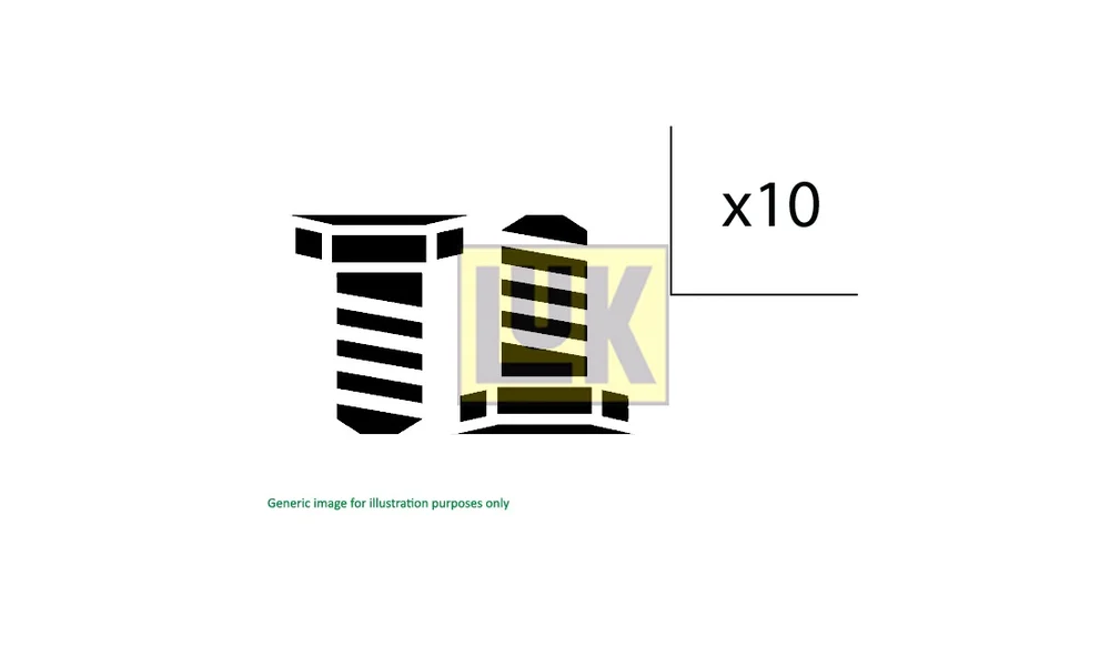 Skruesett svinghjul 411 0246 10 (LUK) v:7168071 Skruesett svinghjul 411 0246 10 (LUK) v:7168071