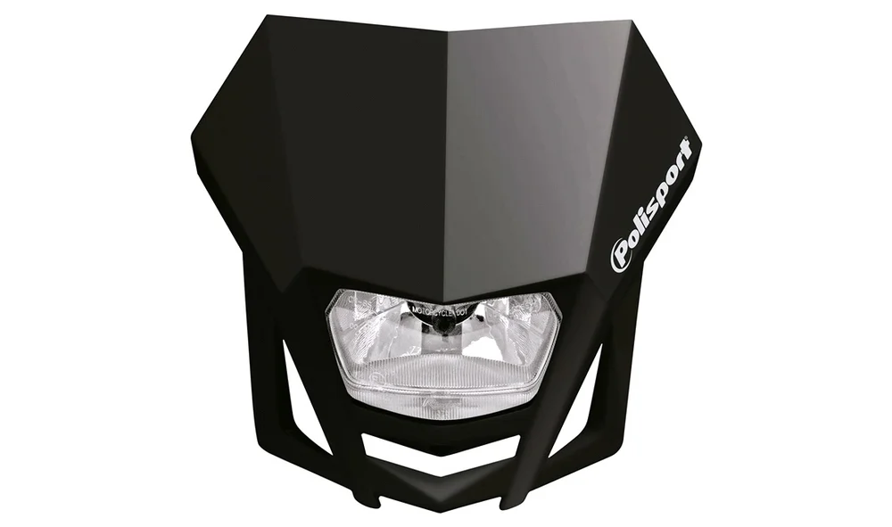 Polisport forlys med H4 halogen, sort v:5295466