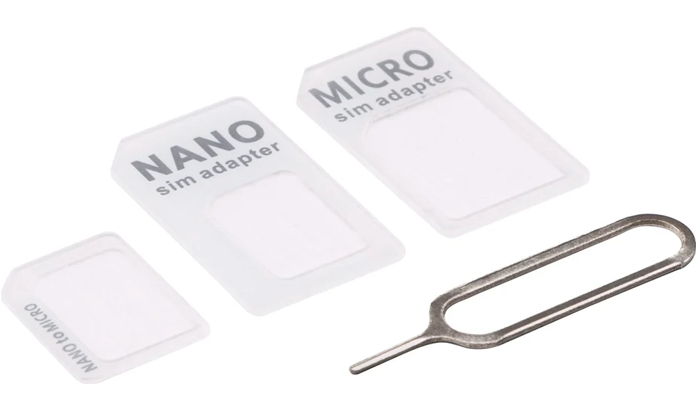 Simkortadapter 3-i-1 Nano-Micro-Sim v:4202180 Simkortadapter 3-i-1 Nano-Micro-Sim v:4202180