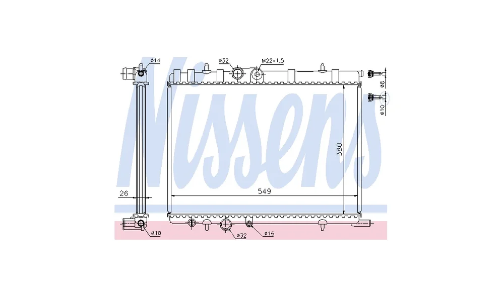 Radiator, Motorkjøling - ** FIRST FIT ** v:133357