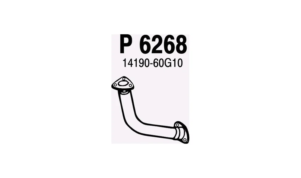 Eksosrør – P6268 – (Fenno) v:5473683