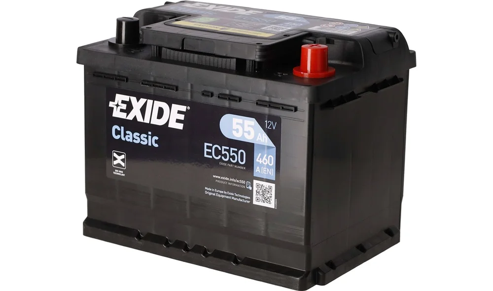 Batteri - EC550 - CLASSIC * - (Exide) v:9860270