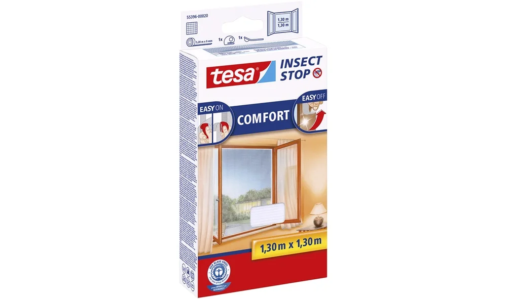 TESA Insektsnett Comfort, Vinduer, hvit v:3399060 TESA Insektsnett Comfort, Vinduer, hvit v:3399060