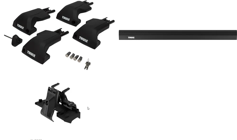Tagbøjler, Thule WingBar Edge Sort v:5768674 Tagbøjler, Thule WingBar Edge Sort v:5768674