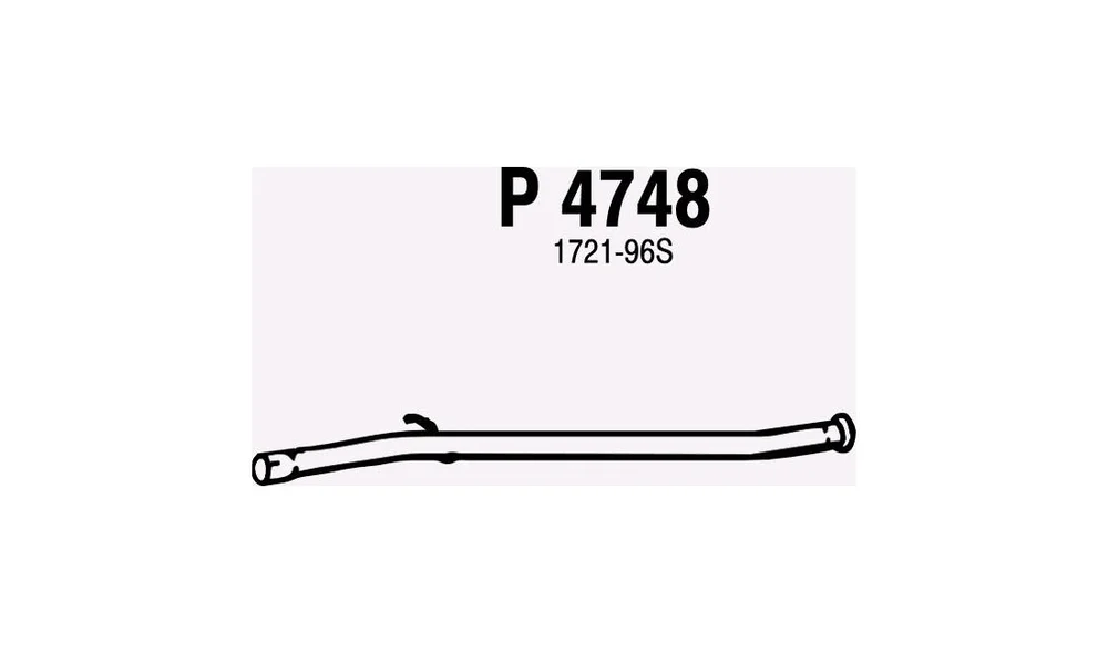 Eksosrør – P4748 – (Fenno) v:2514513