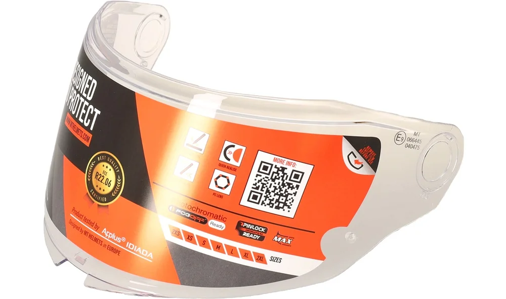 Visir klart, Pinlock ready, MT-V-35 v:3574306 Visir klart, Pinlock ready, MT-V-35 v:3574306