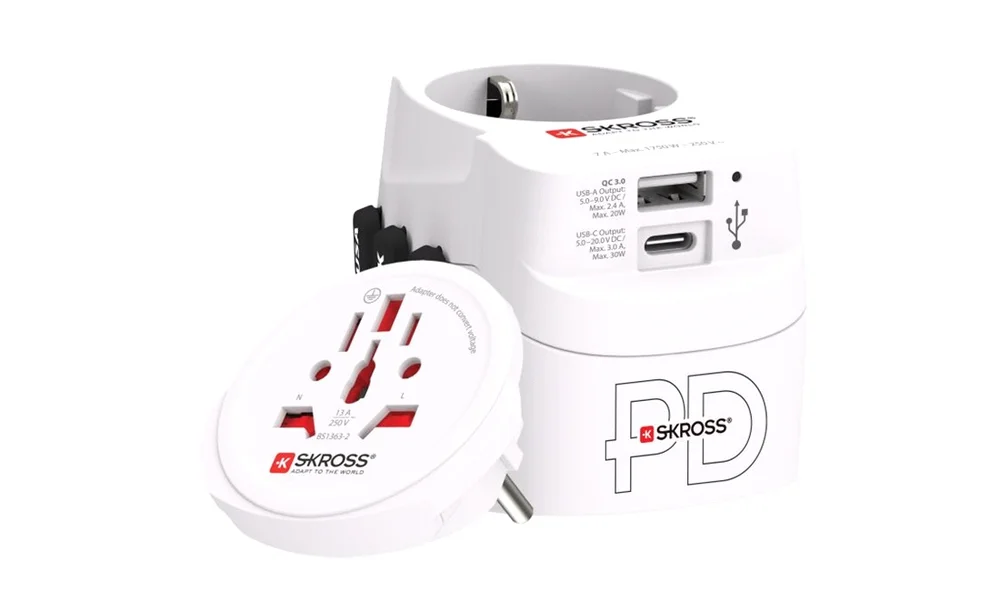 Reiseadapter SKROSS PRO Light USB AC30PD v:9376418