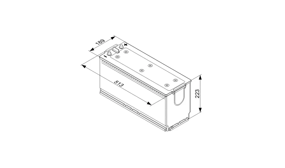 Batteri – 0 092 T40 760 – T4 – (BOSCH) v:4876963