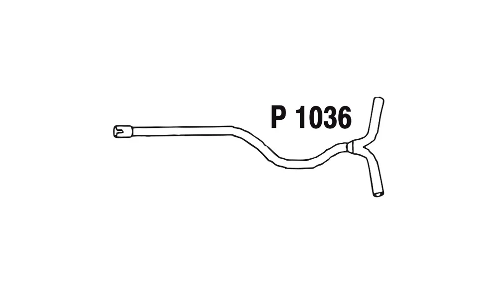 Eksosrør – P1036 – (Fenno) v:8061662 Eksosrør – P1036 – (Fenno) v:8061662