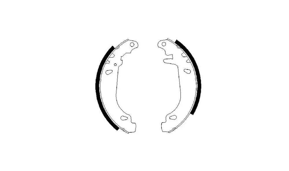 Bremsesko Sett – 0 986 487 346 – (BOSCH) v:3004708 Bremsesko Sett – 0 986 487 346 – (BOSCH) v:3004708