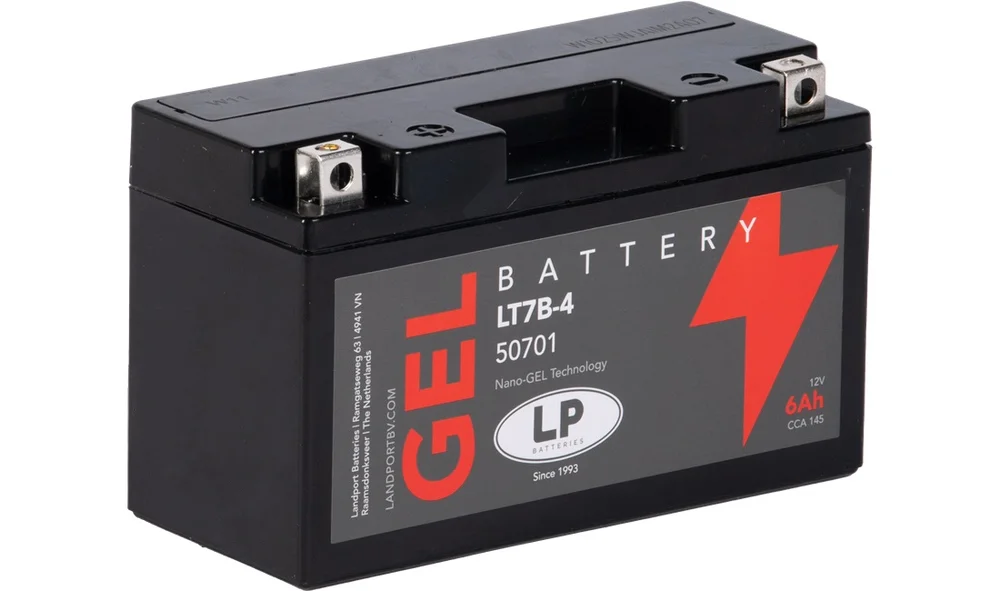 Batteri 12V-6Ah GT7B-4, Gel v:2047934