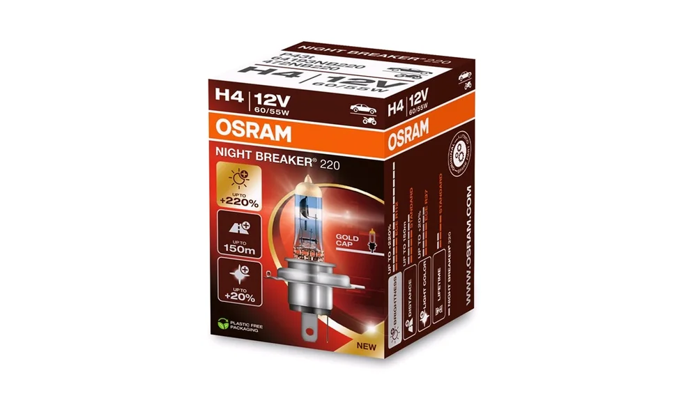 Pære H4 Night Breaker Laser +220 v:8701549