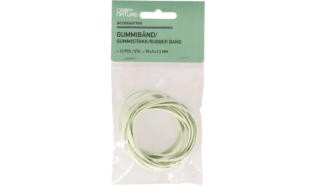 Gummibånd 10 stk: 80 x 5 x 3 mm v:1757915