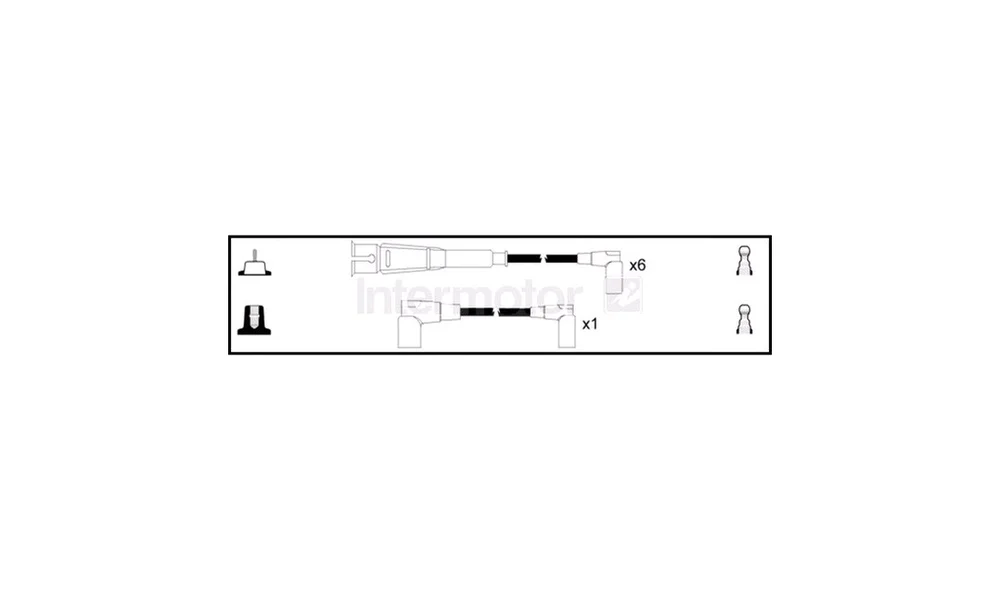 Tennplugg Kabelsett 73504 (Intermotor) v:7306347 Tennplugg Kabelsett 73504 (Intermotor) v:7306347