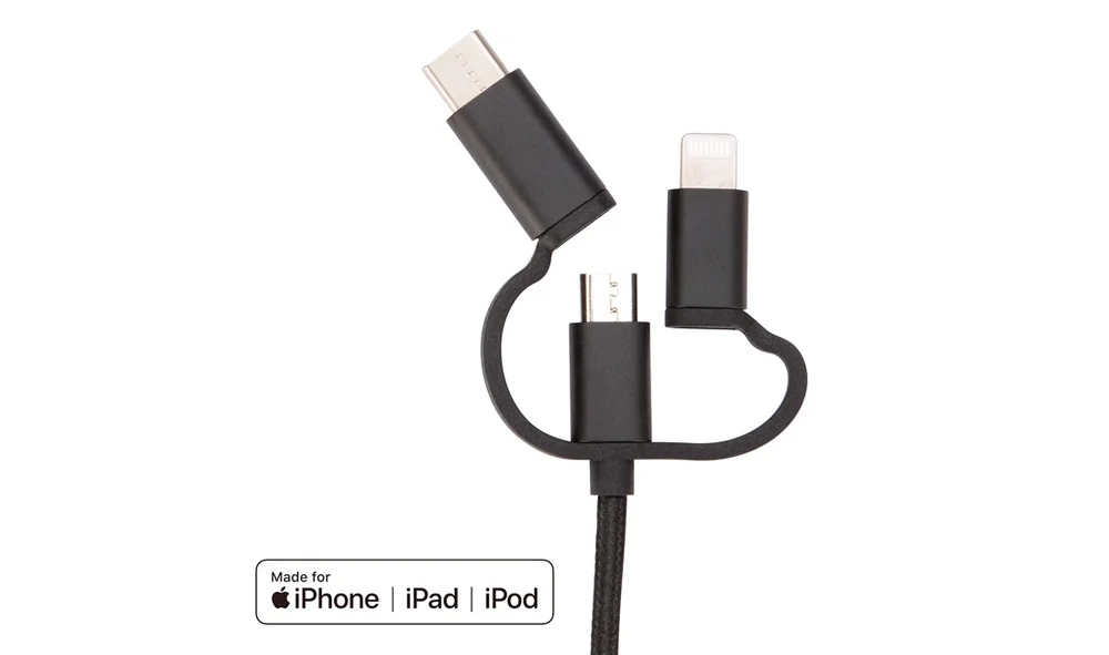 3-i-1 kabel Lightning\/Type C\/Micro-USB v:5304179 3-i-1 kabel Lightning\/Type C\/Micro-USB v:5304179