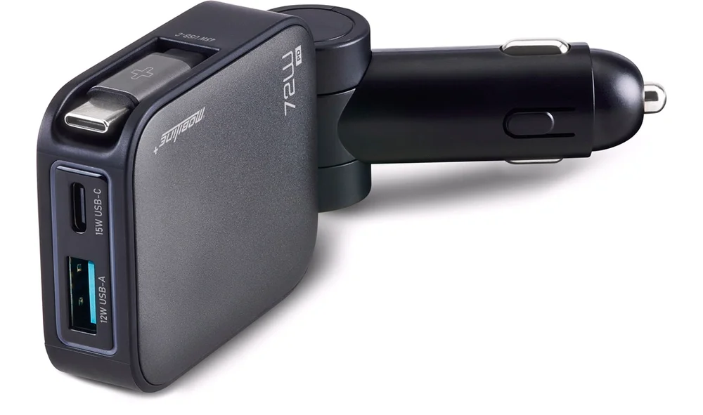 12\/24V Multibiladapter USB-A\/C\/kabel 72W v:7709429 12\/24V Multibiladapter USB-A\/C\/kabel 72W v:7709429