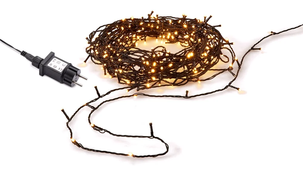 Lyslenke 200 LED varmhvit 19,9+5 m v:5926122