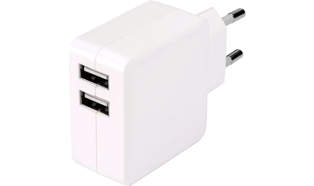 100-240V 2xUSB ladeadapter 24A + 24A v:120015