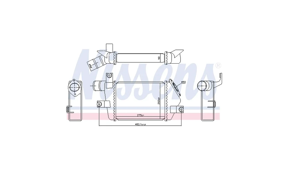 Intercooler - 96373 - (Nissens) v:2137923