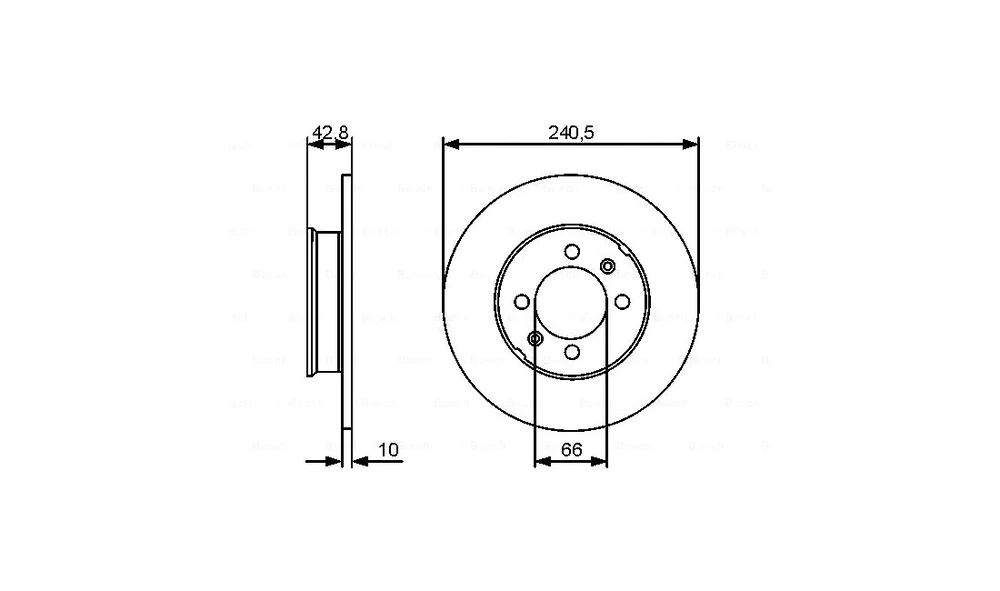 Bremseskive – 0 986 479 478 – (BOSCH) v:6522236 Bremseskive – 0 986 479 478 – (BOSCH) v:6522236