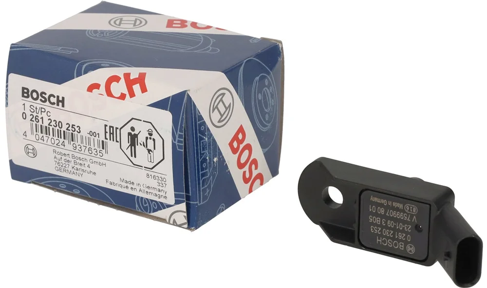Sensor, Sugerørtrykk 0 261 230 253 (BOSC v:6770808 Sensor, Sugerørtrykk 0 261 230 253 (BOSC v:6770808