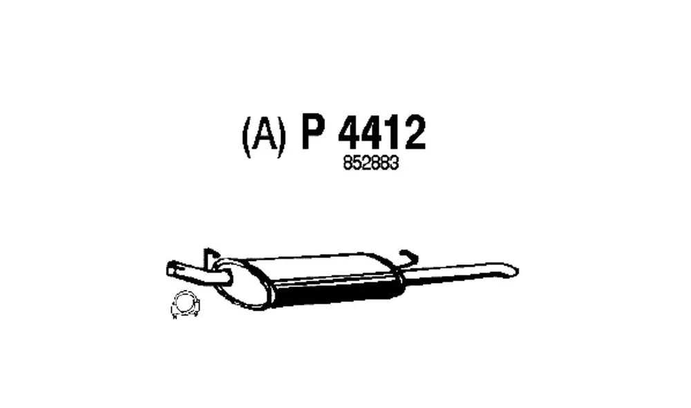 Bakre Lydpotte - P4412 - (Fenno) v:4930050