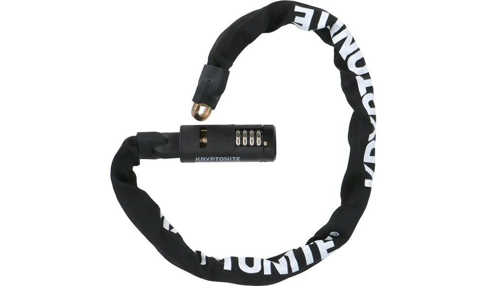 Kryptonite kjettinglås 90cm m\/kode 4 v:3738798