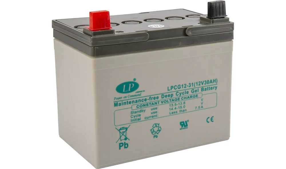 Batteri LP 12V-30Ah VRLA LPCG12-31 GEL v:6796759 Batteri LP 12V-30Ah VRLA LPCG12-31 GEL v:6796759