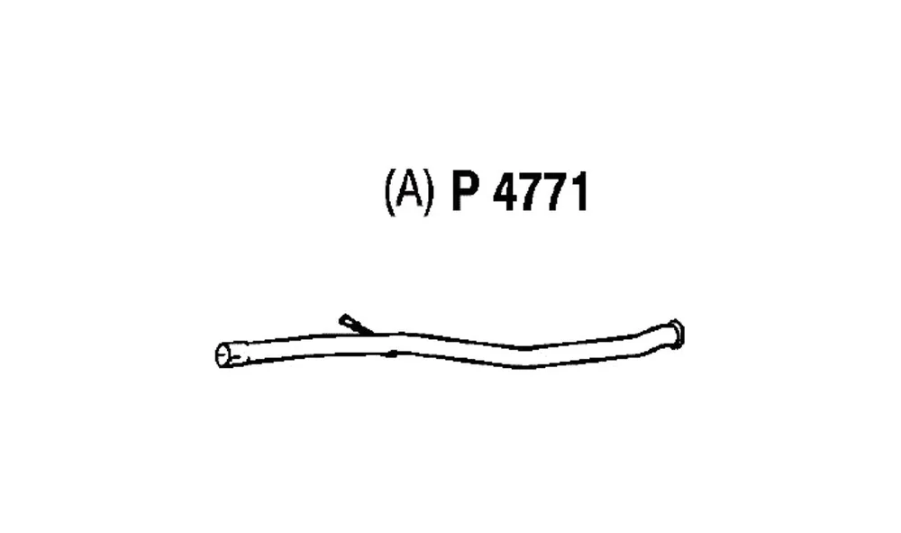 Eksosrør - P4771 - (Fenno) v:3283187